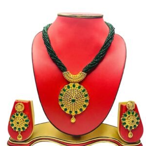 Brass Necklace Temple Design