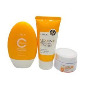 Sunscreen, Brightening Cleanser And Moisturising Cream