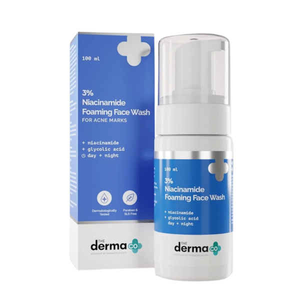 the derma co foaming face wash