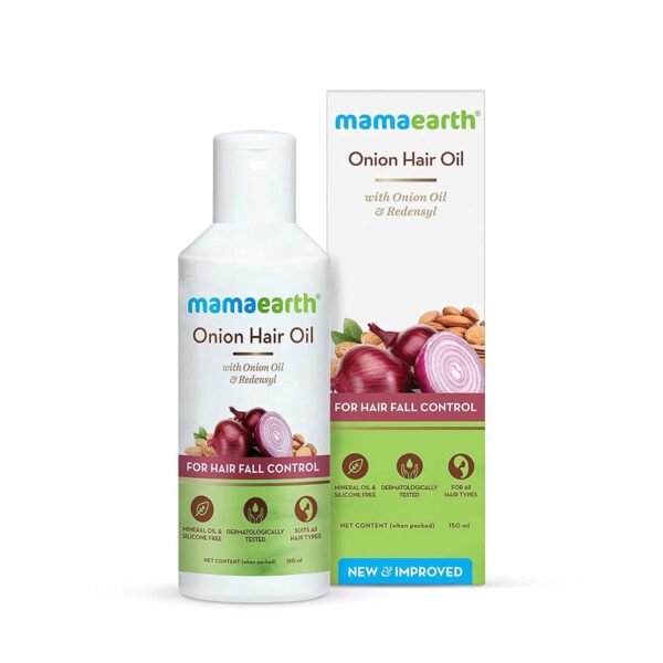 Mamaearth Onion Hair Oil For Hair Growth