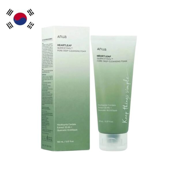 ANUA HEARTLEAF QUERCETINOL PORE DEEP CLEANSING FOAM