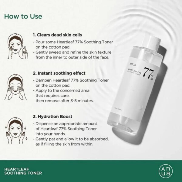 Anua HeartLeaf 77% Soothing Toner 250ml