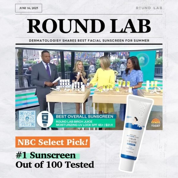 Round Lab Birch Juice Moisturising Sunscreen