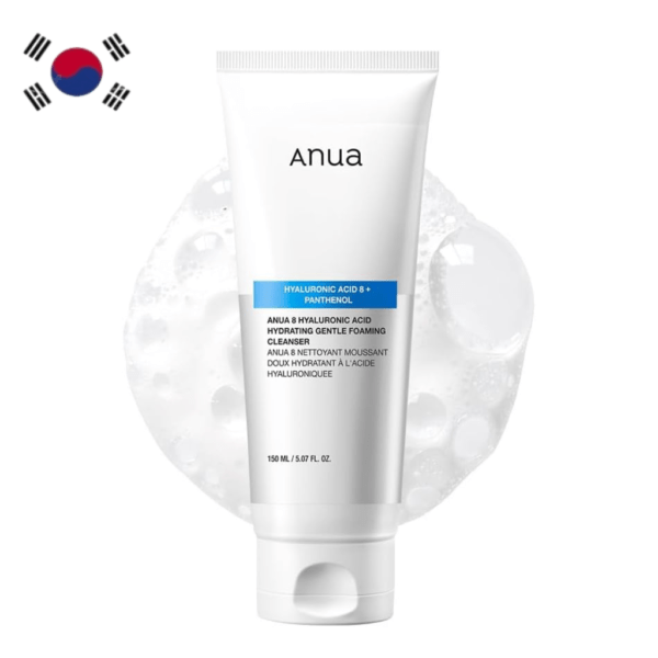 ANUA 8 Hyaluronic Acid Hydrating Gentle Foaming Cleanser 150ml