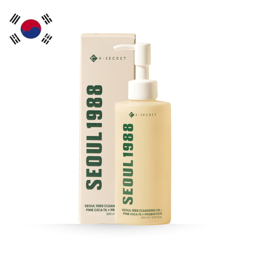 K-Secret Seoul 1988 Cleansing Oil : Pine Cica 1% + Probiotics 200ml
